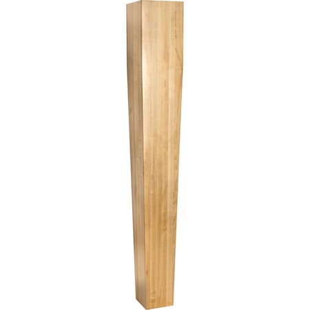Hardware Resources 5" Wx5"Dx35-1/2"H Alder Square Tapered Post P43-5ALD
